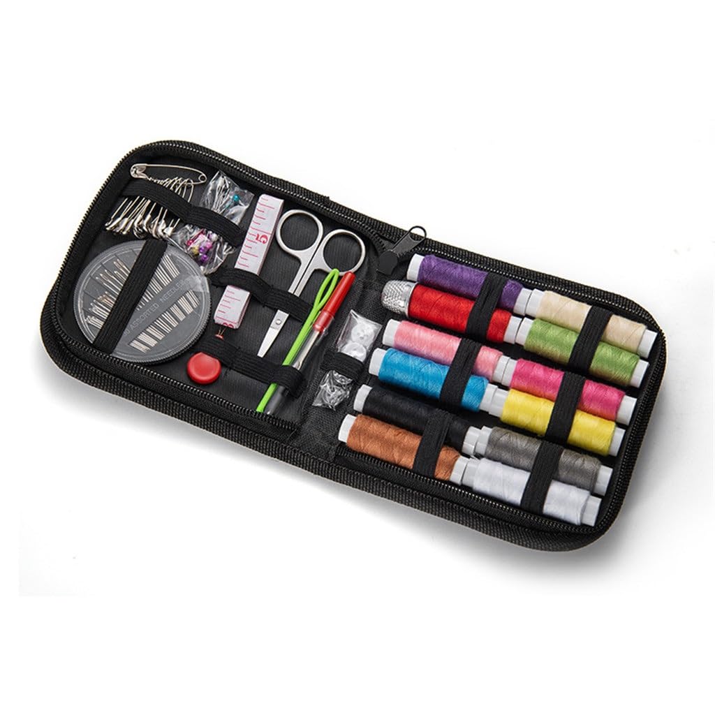 Juego de Costura Herramientas para el hogar Kit de Costura Caja de Costura Herramientas de Costura Mini Juego Combinado Kit de Costura de 75 Piezas