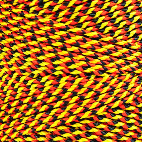 W. Rose Ro689 Super Tough Professional Bonded Braided Nylon Mason's Line, 685-Feet, Black/Gold/Orange #TOP1