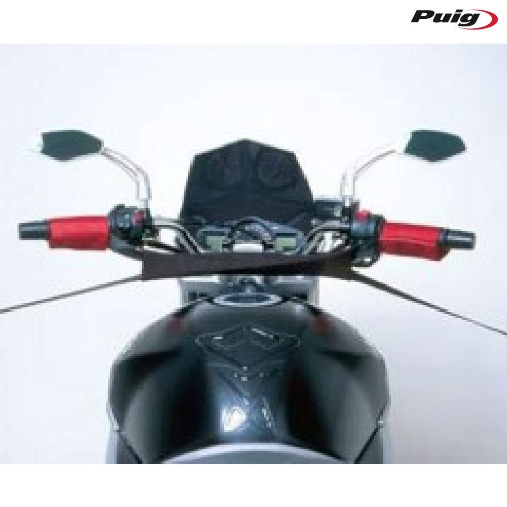 Puig 4592N Accessori di sicurezza per bloccare la moto durante il parcheggio evitando spostamenti su superfici inclinate con design resistente e durevole, Nero
