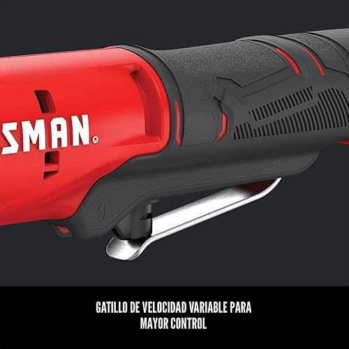 Miniatura 6 de CRAFTSMAN Llave de trinquete inalámbrica V20, unidad de 3/8 pulgadas, 300 RPM, hasta 35 pies-libras de torque, solo herramienta desnuda (CMCF930B)