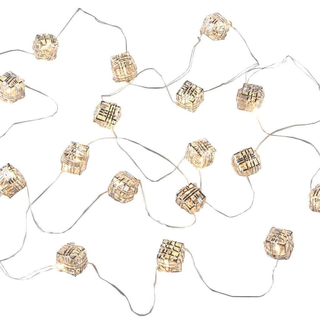 Everlasting GlowHome Decor, LED and Wire 10%, Plastic Part 20%, Iron 70%, Silver, 5InL x 2.5InW x 8InH