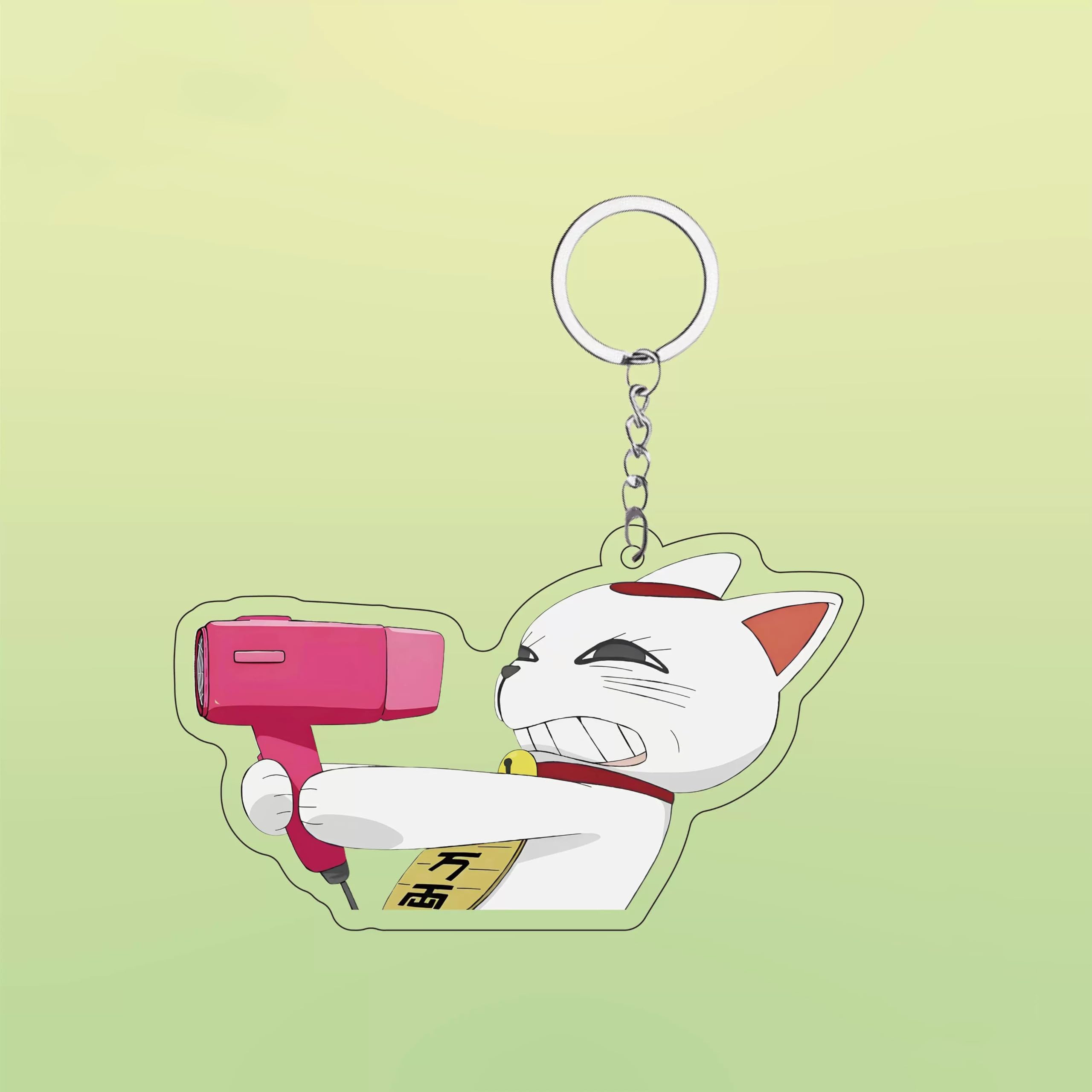 SUNRISEPOP ダンダダン ターボババア 招き猫 ぷくぷく キーホルダー SUNRISEPOP ダンダダン ターボババア 招き猫 ぷくぷく