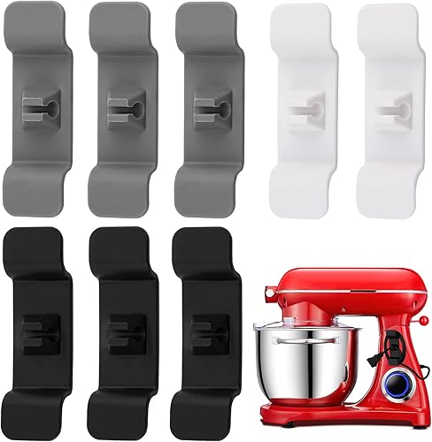 Organizador de cables para electrodomésticos de cocina, 8 unidades de soporte de cable para electrodomésticos, envoltura de cable para