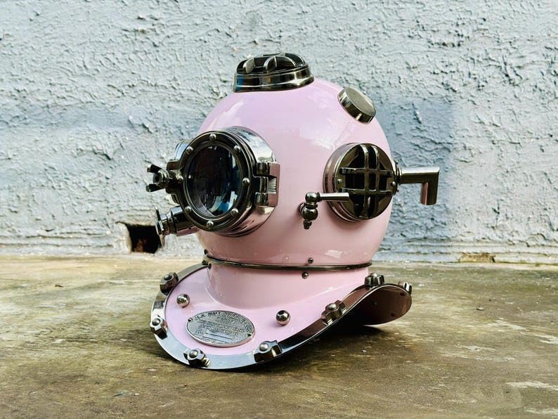 Nautical Scuba Diving Helmet | US Navy Mark V Deep Sea Diving Helmet 18 Inch