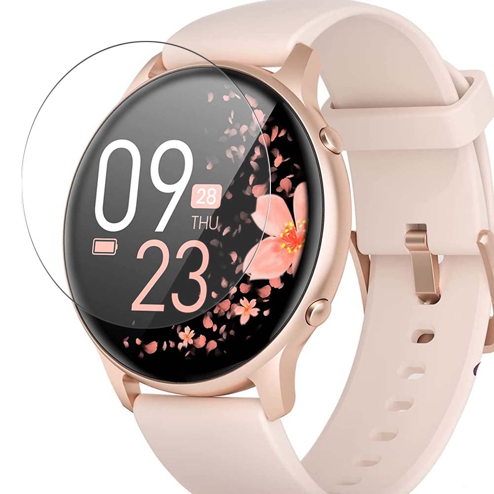 Vaxson 3-Pack Screen Protector, compatible with Lovtutu DK08 1.28" Smart Watch smartwatch, TPU Guard Film Protectors Sticker [NOT Tempered Glass]