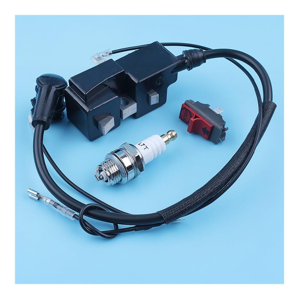 Módulo de Bobina de Encendido, Interruptor de Parada de Emergencia, Kit Compatible con motosierras 357XP, 359, 455, 460, 461, 350, 351, 353, 345, 335XPT y 338.