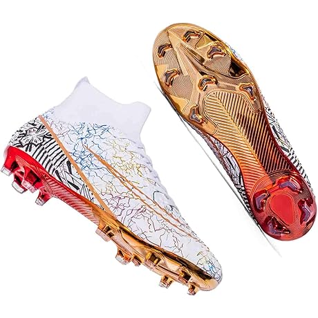 Unisex High Top Football Shoes: Dominate the Field with Ronaldo-Inspired Footwear