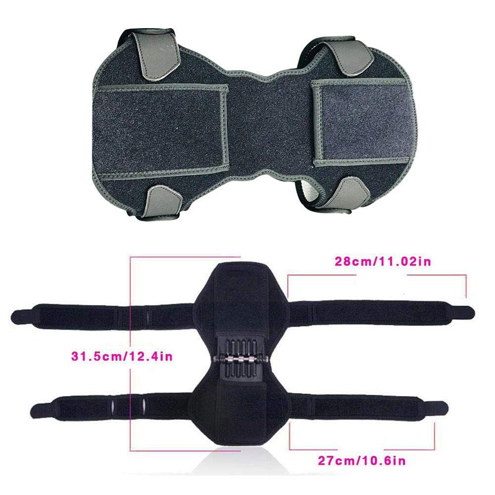 Knieschützer zur Gelenkunterstützung – Power Lift Kniestabilisatorpolster – Leistungsstarker Rückprall-Springkraft-Knieschutz-Booster – Kniebandage zur Linderung von Gelenkschmerzen – 1 Paar