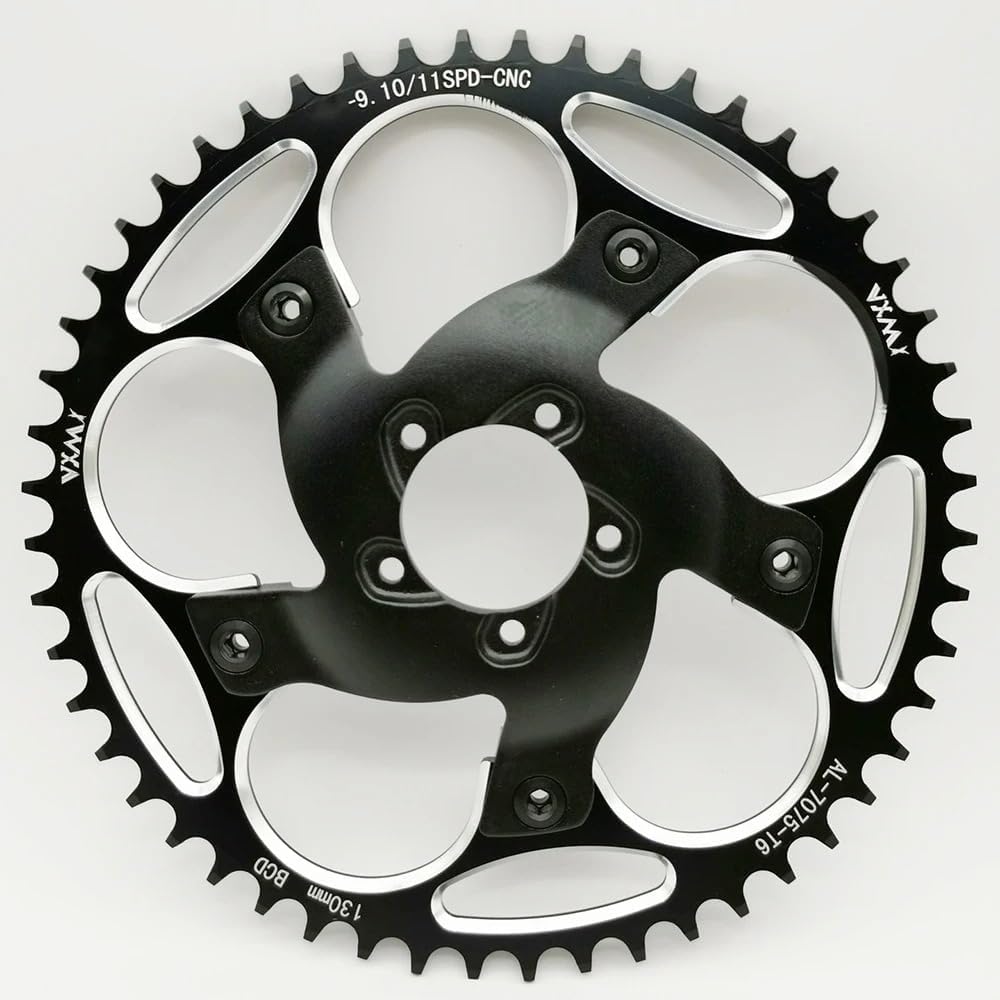 FOR Bafang BBSHD 130BCD Chainring Spider Chain Ring Adapter eBike Motor Kits 39T-50T/52T/54T/56T/60T Chain Wheel Sprocket Crank
