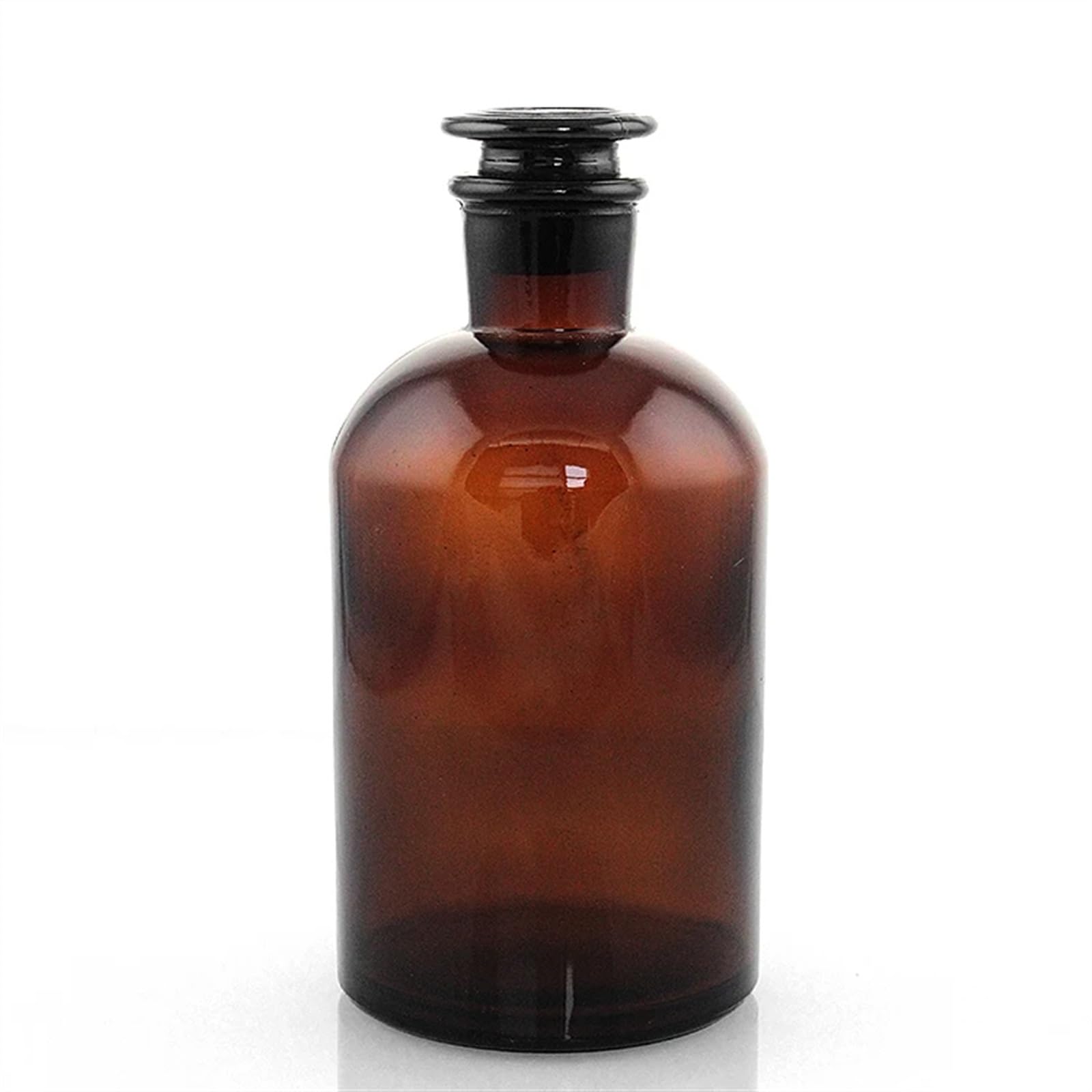 Butelka z odczynnikiem szklanym laboratoryjnym, brązowa, 60 ml do 1000 ml, opakowanie 8 szt.(1000ml)