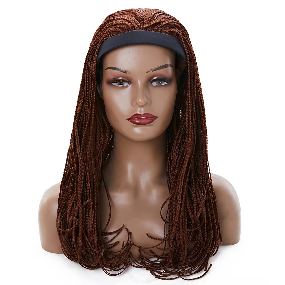 Lsissre Headband Braided Wigs Box Twist Crochet Hair Wrap