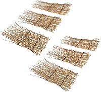 Vista 1 de Plato de sushi de bambú, vajilla de estilo japonés de 6 piezas, decoración de micro paisaje, juguetes de reptiles, decoración de Año Nuevo