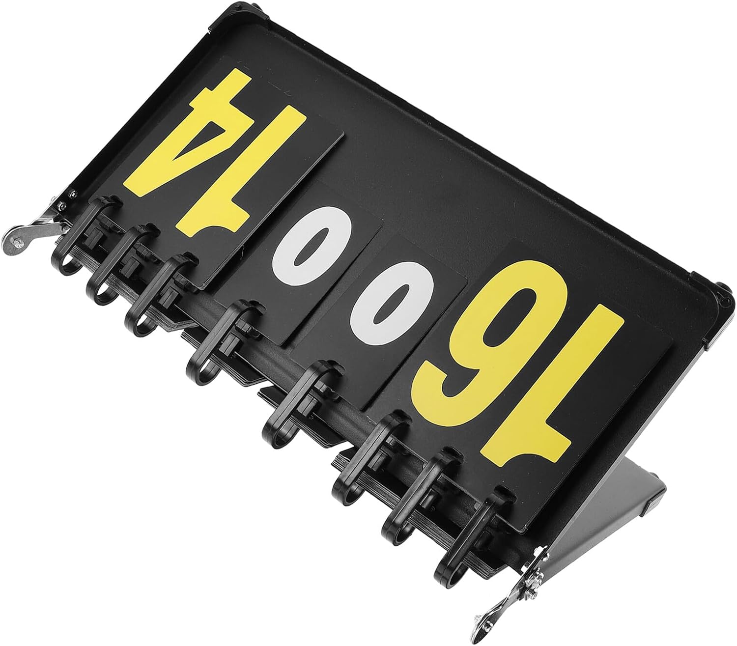 Portable Basketball Flip Scoreboard Manual Score Keeper with Sturdy Plastic Board for Outdoor Sports and Basketball Competitions