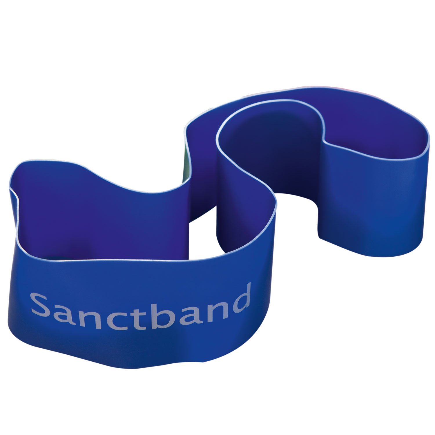 Spitzner Sanctband Loop Gymnastikband für Kraft- und Stabilitätstraining, Rehabilitations- und Fitnesstraining sowie Yoga und Pilates, Blaubeere (Stark) 66cm x 5cm