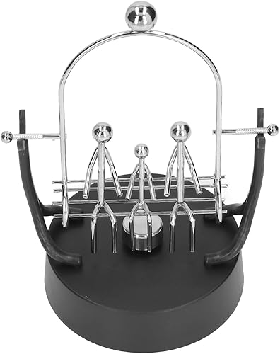 Juguete de equilibrio artístico, juguete de equilibrio de robot de acero, juguete de equilibrio perpetuo de metal descompresivo, movimiento de