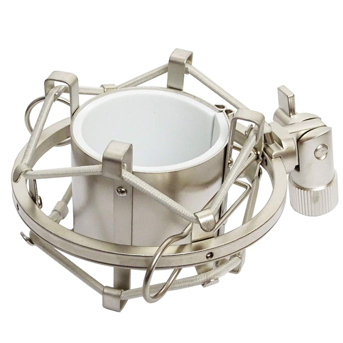 Monkey Banana Hapa USB-Mikrofon Weiss + keepdrum Gelenkarm-Stativ Weiss