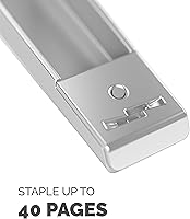 Vista 6 de Fellowes LX890 - Engrapadora de alicates de mano, oficina y escritorio, capacidad de 40 hojas, color blanco