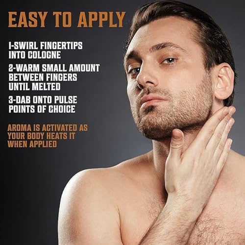 Viking Revolution 4 Pack Mens Solid Colognes 0.5 Oz - Men Solid Perfume with Cedar Wood, Clary Sage, Vetiver, Sandalwood Cologne for Mens - Travel Cologne Wax Gifts for Men - Image 6