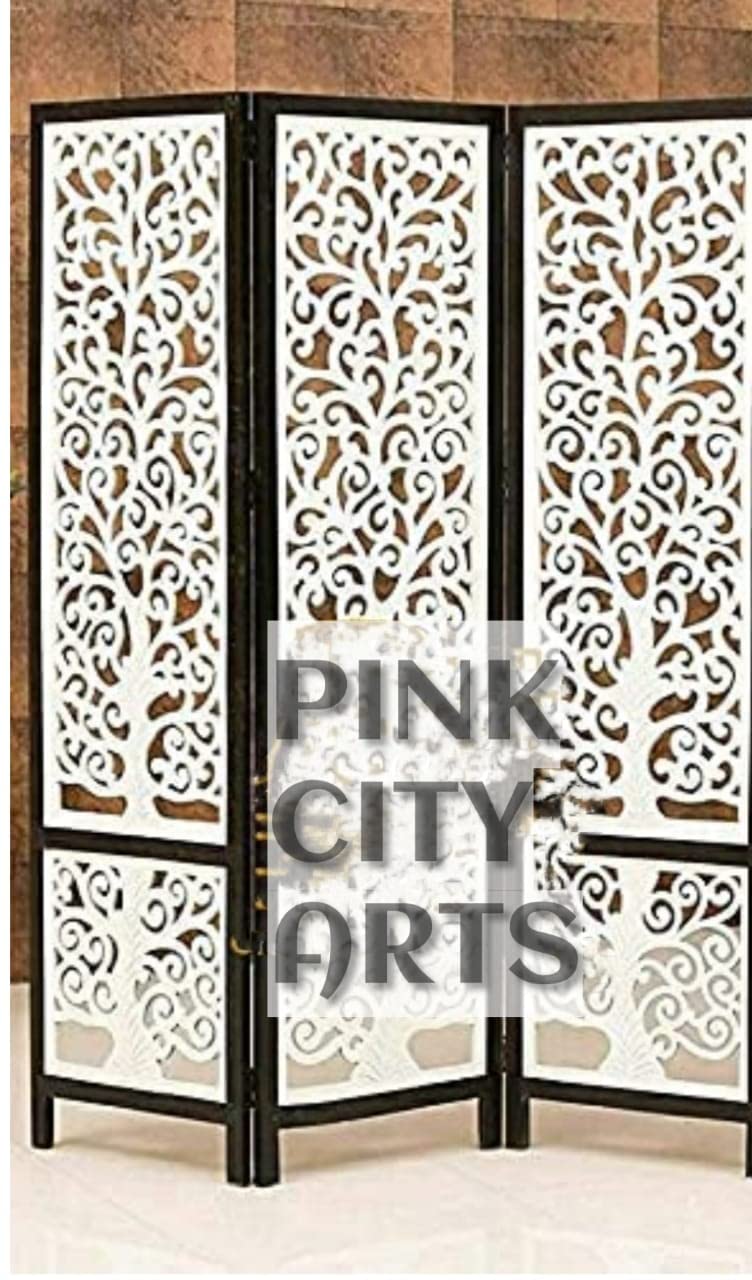 Buy PINK CITY ARTS Room Divider 6 Feet Partition Wall White Divider 3