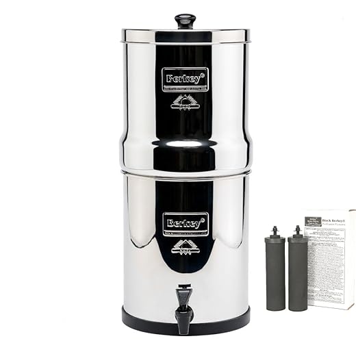 Big Berkey® Gravity-Fed Water Filter with 2 Black Berkey® Purification Elements