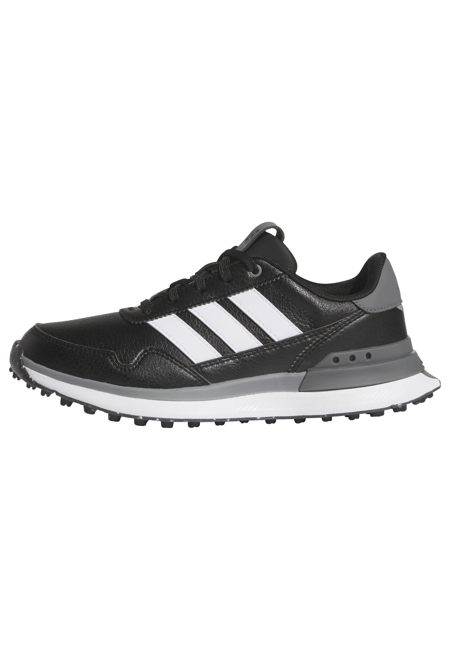 Adidas Junior S2g 26 Spikeless Golf Shoes Black/White/Grey Uk2