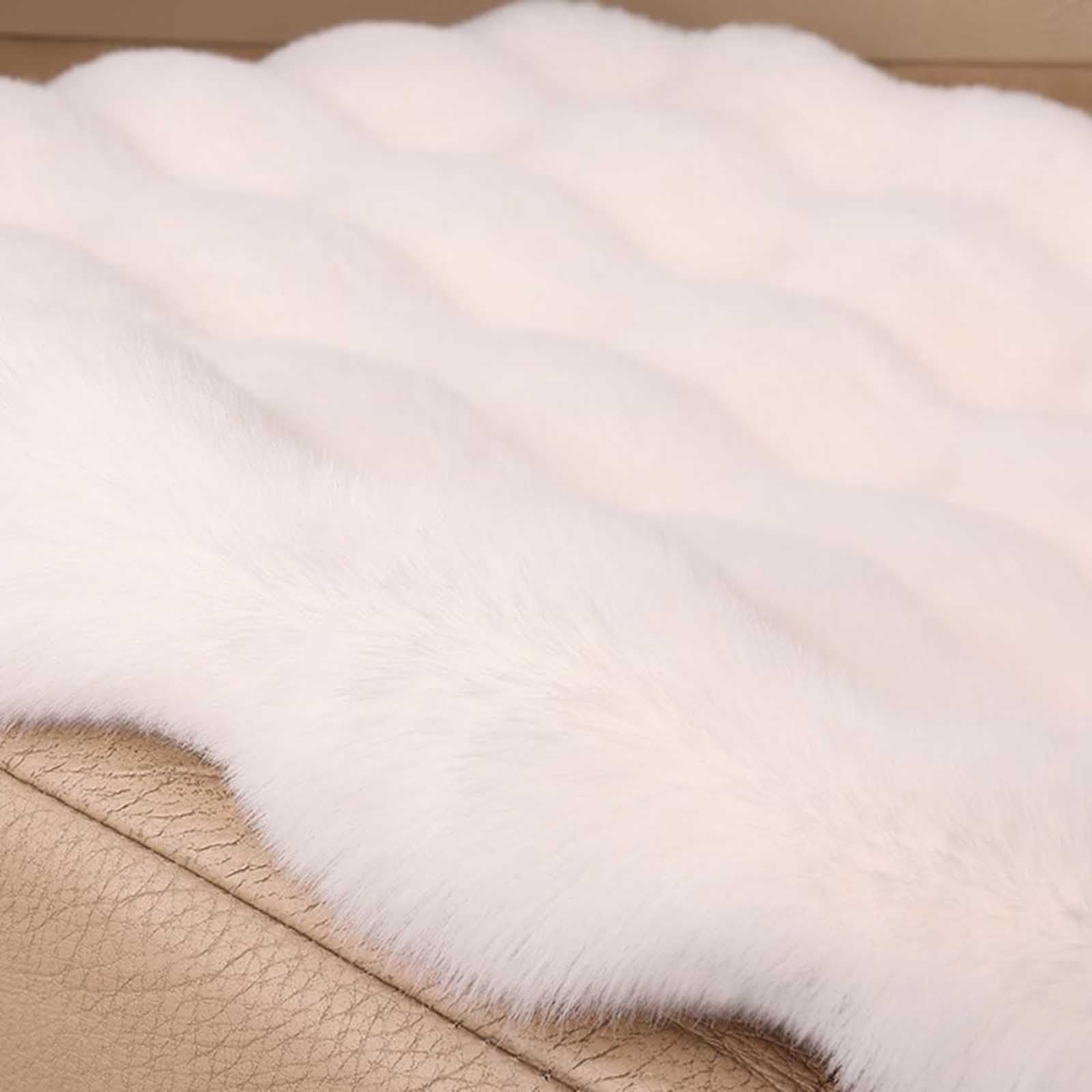 Funda de Asiento de Felpa con Tacto Suave para Toyota Prado 5seats 2010-2019, Cojín Cálido para Conducción para Asientos Delanteros y Trasero,Beige
