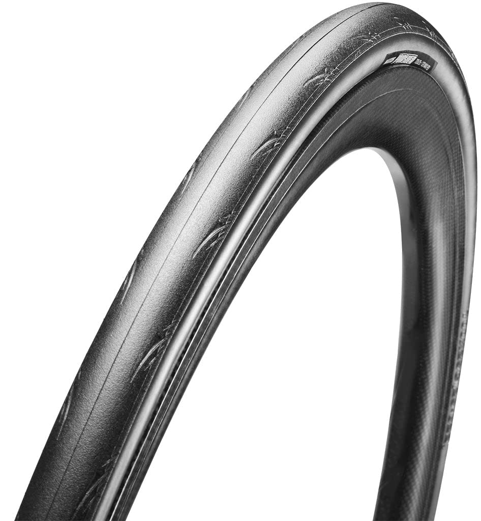 MaxxisPursuer Road Bicycle Tyre with Wire Bead 700x25C Single Compound, Black