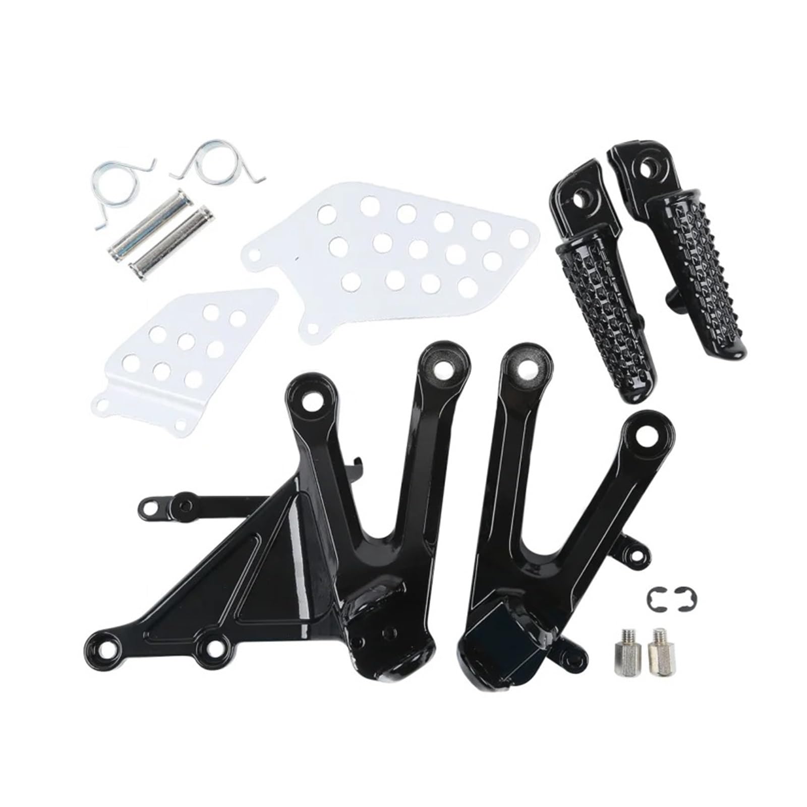 Motorrad Fußrasten Pedale Vordere Fahrerfußrastenhalterung Für CBR1000RR CBR 1000RR 2004-2007 2005 2006 Motorrad-Fahrerpedale(Sand Black)