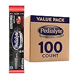 Pedialyte AdvancedCare Plus Electrolyte Powder, Has 33% More Electrolytes and PreActiv Prebiotics, Strawberry Freeze, 100 Powder Packet