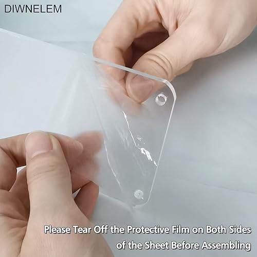 Miniatura 4 de DIWNELEM Soportes de exhibición de acrílico de 4 niveles, vitrina de acrílico, exhibición de postres, soporte para cupcakes, estante de exhibición