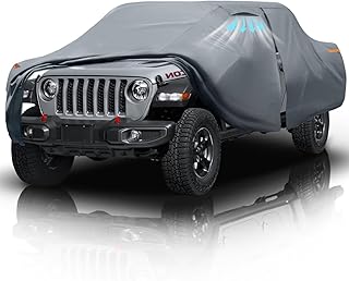 Jeep Gladiator/Gladiato 4 Door Truck Cover Custom Fit 1999-2026 Crew Cab Short Bed(5') with