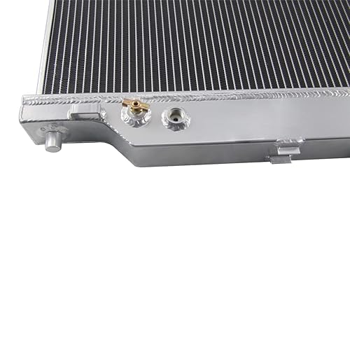 Miniatura 5 de Radiador compatible con Ford Excrusion F-250 F-350 F-450 6.0L Powerstroke 2003-2007, radiador de aluminio de rendimiento completo de 1 fila