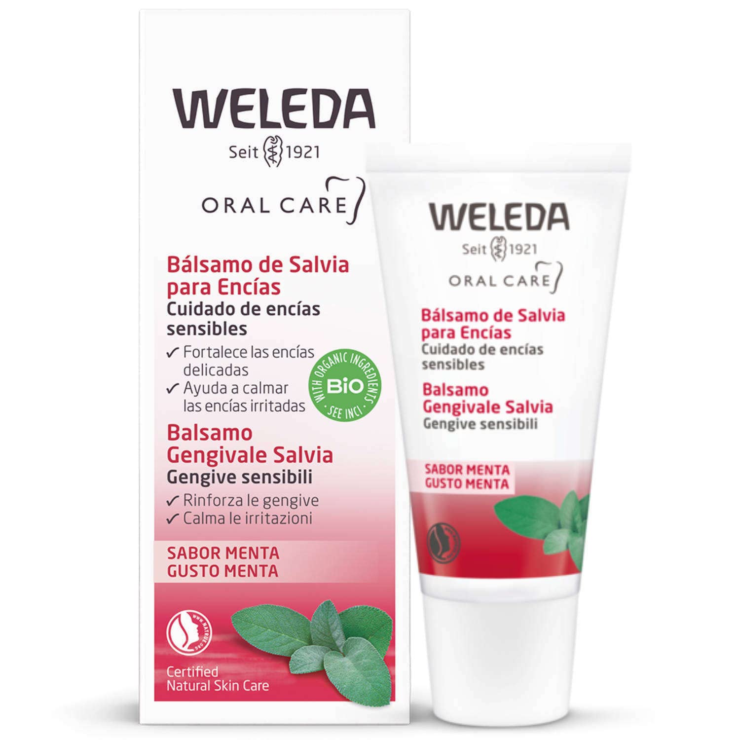 Weleda Mummy Bag, comoda borsa passeggino con kit completo di prodotti cosmetici per la protezione della pelle di neonati e bambini, a base di calendula bio certificata