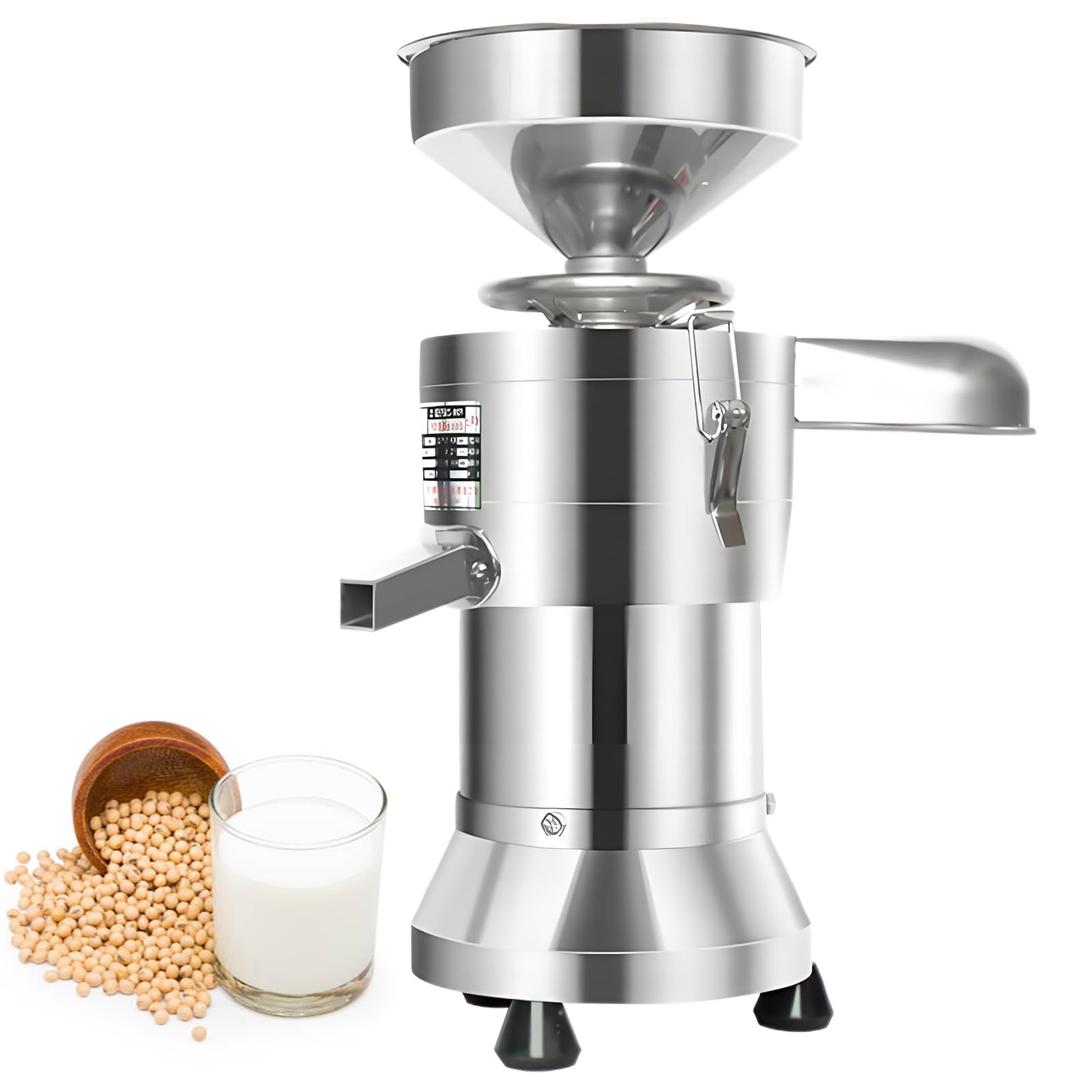 Macchina per Latte di Soia Commerciale, Macchina Automatica per la Produzione di Latte di Soia, Macinacaffè Elettrico per Cereali, per Latte di Soia da Cucina, Fagioli Secchi, Tofu A