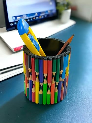 Miniatura 5 de IRZA Portalápices de madera estilo lápiz