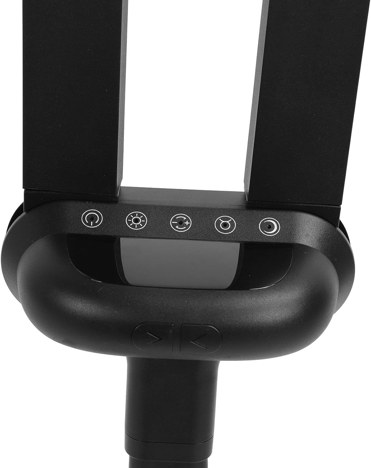 Yoidesu LED Architect Desk Lamp with Base, 12W 2000LM Bright Led Desk Light with Remote Swing Arm, 35.4 Inch Adjustable Light Bar with Clock & 5 Color Mode (US Plug)