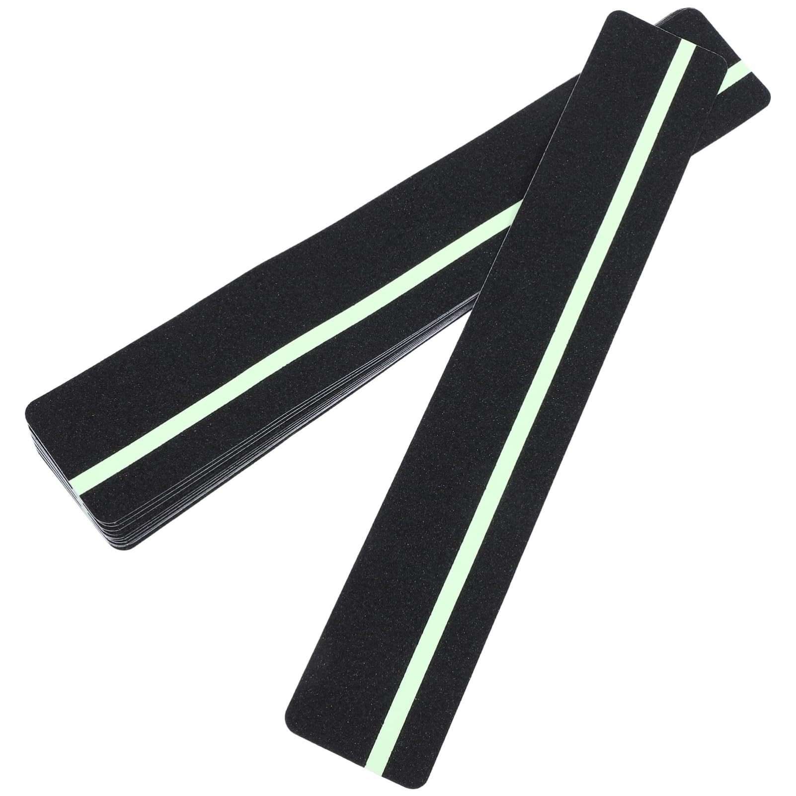 Holibanna 12 Piezas Tread Antideslizante de Madera para Escaleras Interiores y Exteriores Tiras Nocturnas para Mayor Visibilidad para de Madera y Decks Protección Antideslizante para
