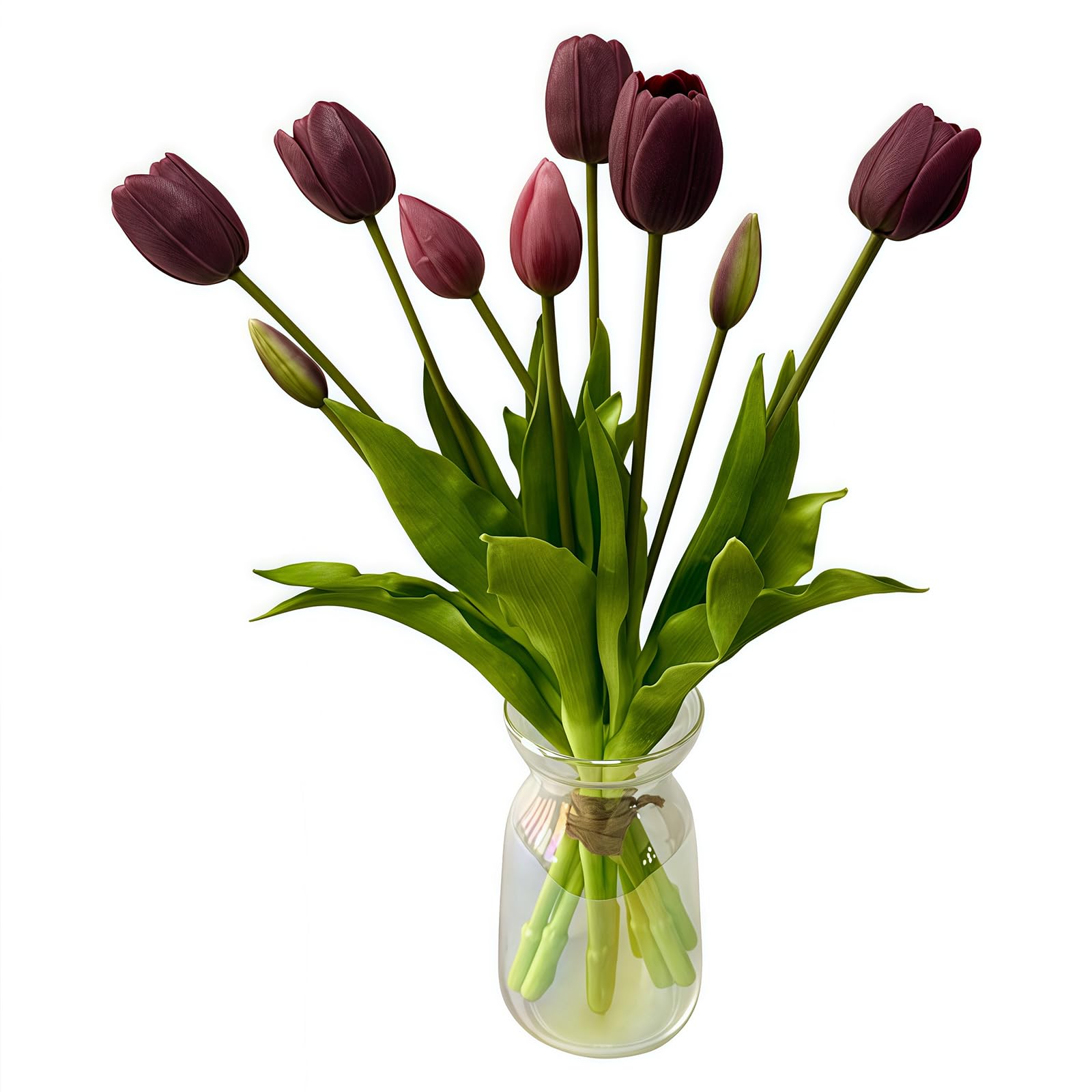 Aoivrb 10PCS Artificial Tulip Flowers