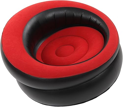 Miniatura 9 de CHICIRIS Silla inflable con la válvula de inflación rápida, sofá inflable simple del aire para el senderismo al aire libre gris