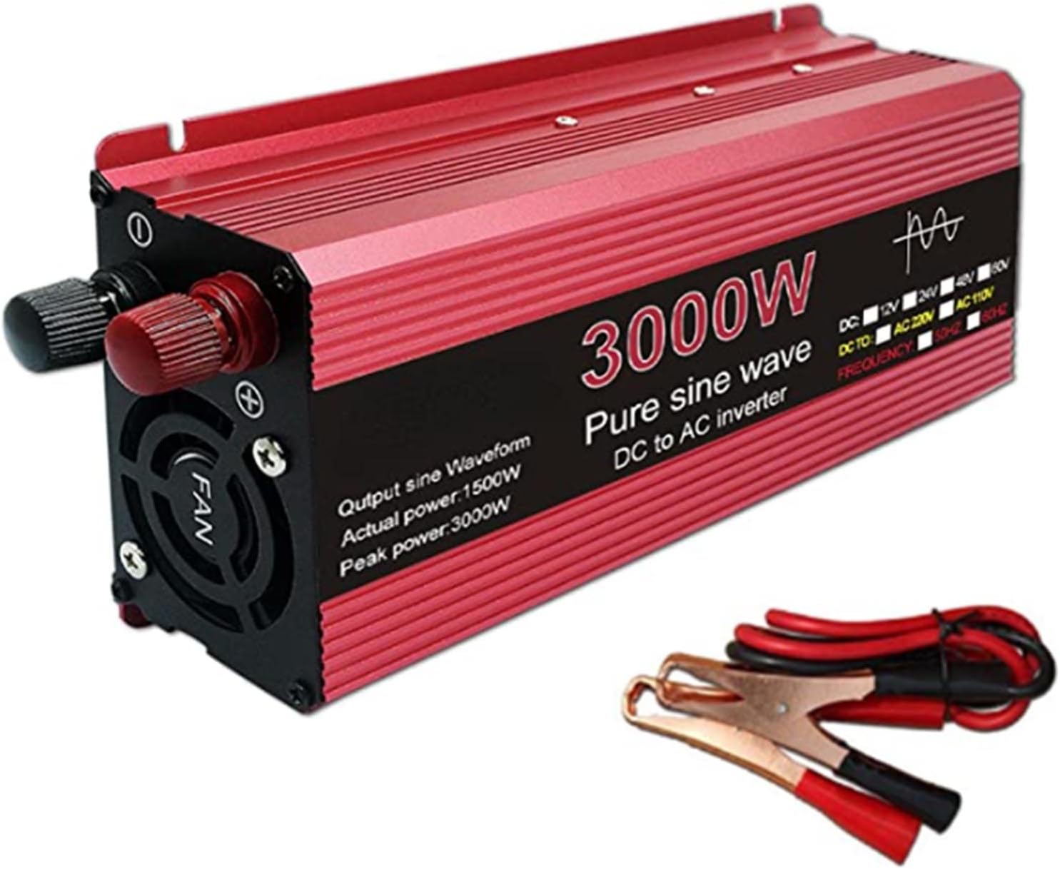 Pure Sine Wave Inverter 1000W 1600W 2200W 3000W Voltage DC