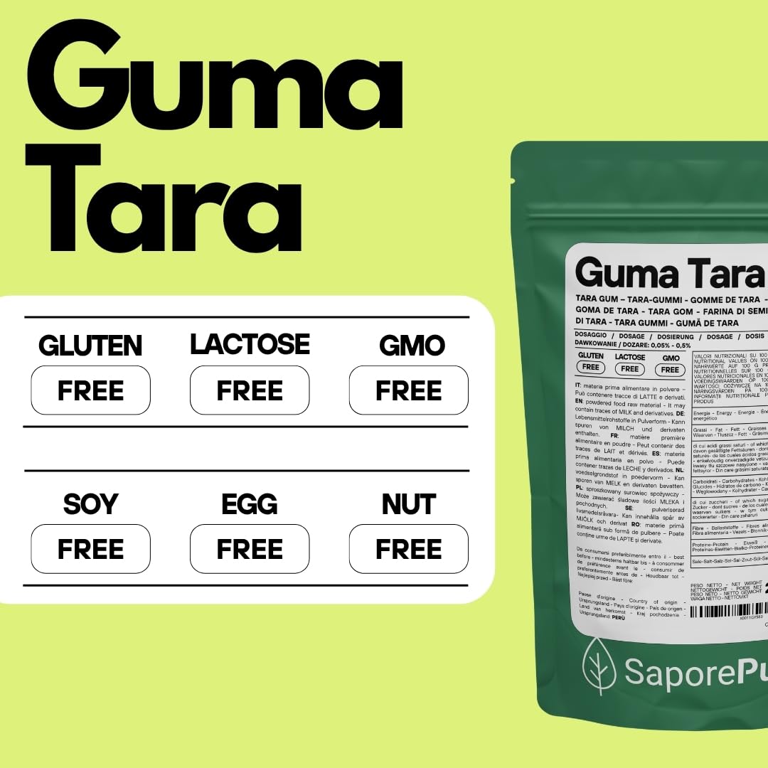 Saporepuro Mąka z nasion Tary - Tara Guma 250 gr
