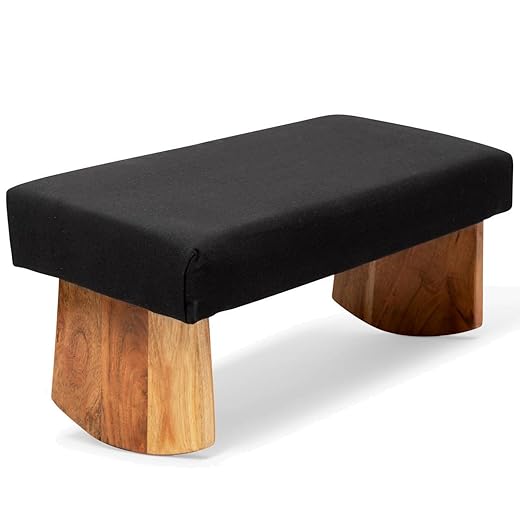 Acacia Wood Seiza Meditation Bench