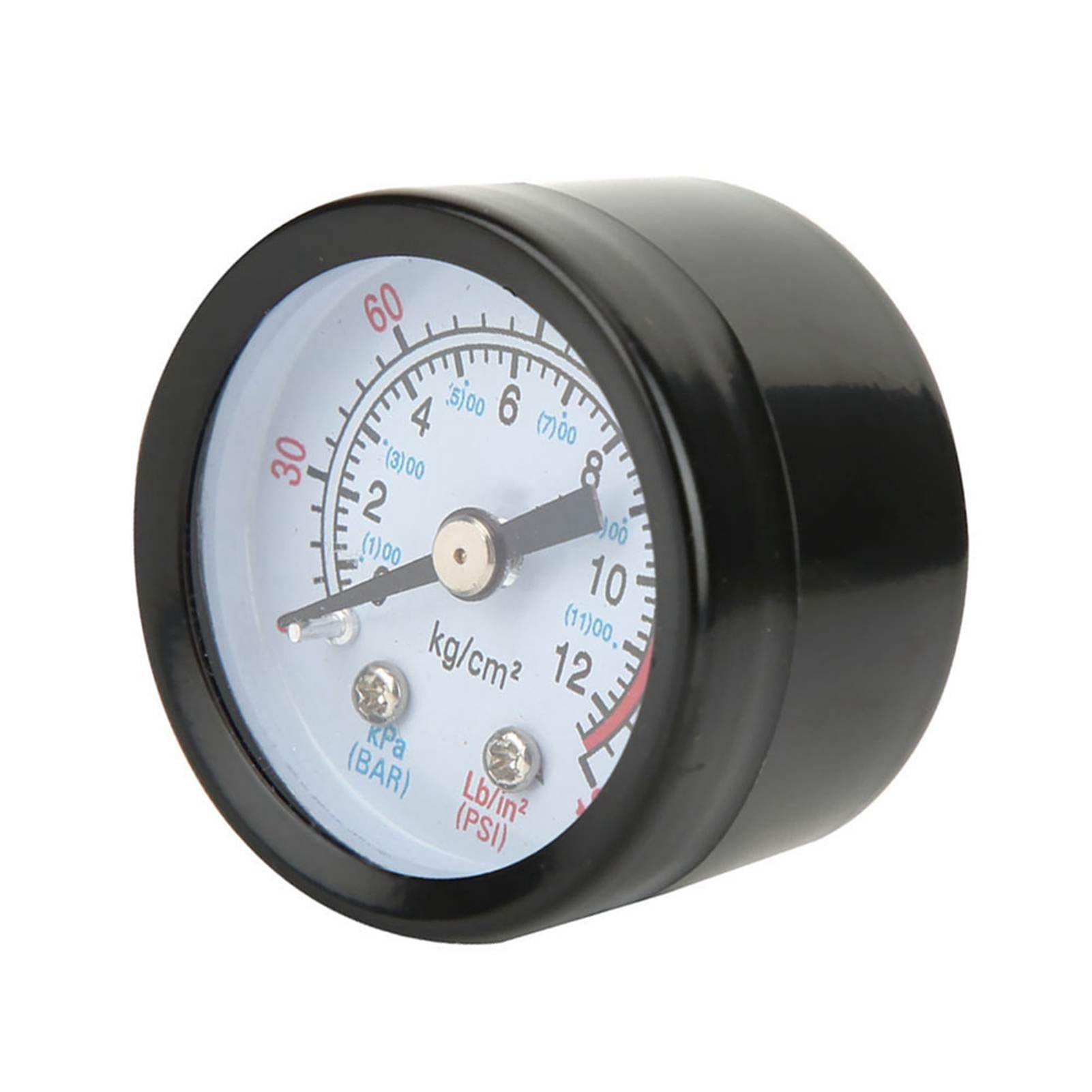 Manómetro Y40,Manómetro de compresor de Aire,Medidor de presión de Instrumento medidor de presión de compresor de Aire con Carcasa de Hierro