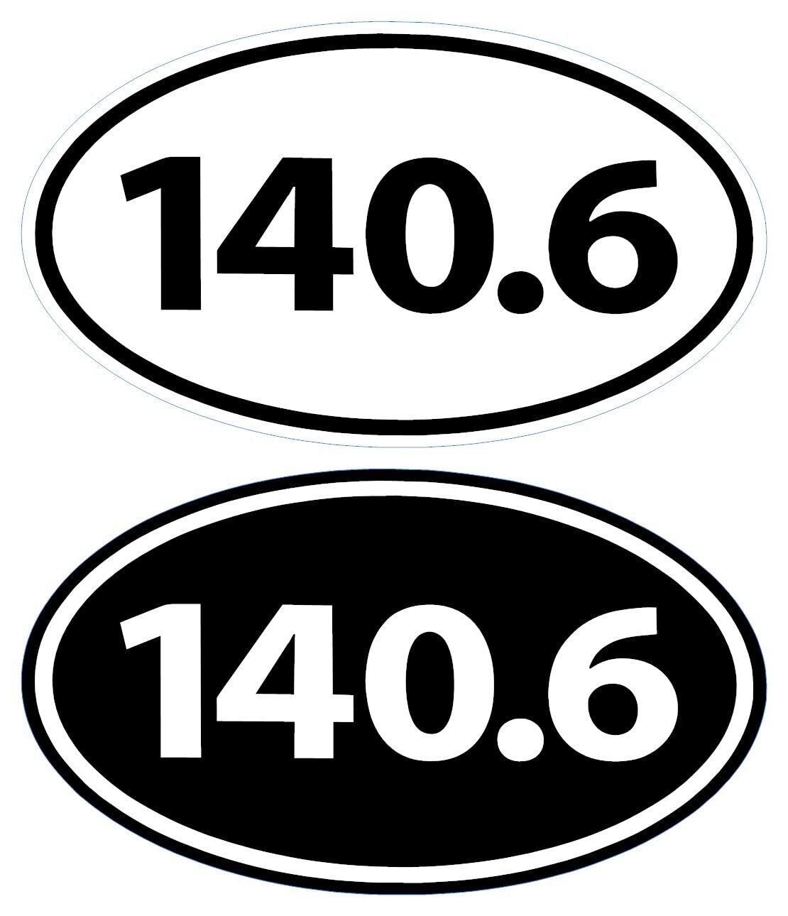 Kramer 140.6 Ironman Swim Bike Run Triathlon Sticker for Car Vinyl Decal Truck Window Car Bumper (2.5" Set of 2)