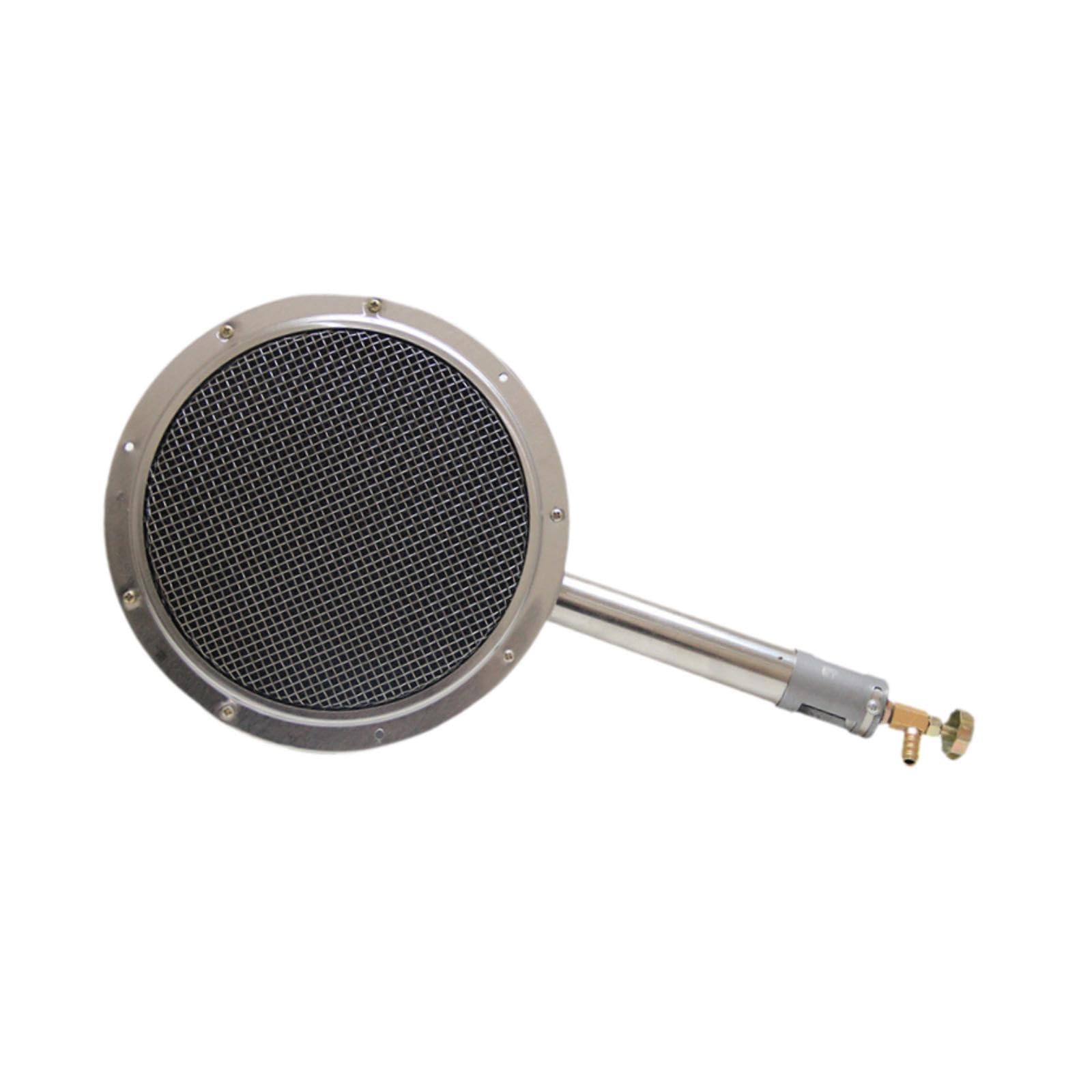 F Fityle Bruciatore a infrarossi per Barbecue Bruciatore per rosolatura Facile da Usare Accessori Rotondi Attrezzatura per Riscaldamento in Metallo Bruciatore