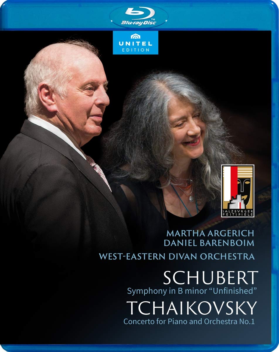 Martha Argerich and Daniel Barenboim at Salzburg Festival: Franz Schubert - Symphony in B minor 'Unfinished', Pyotr Ilyi [Blu-ray] [Region Free]