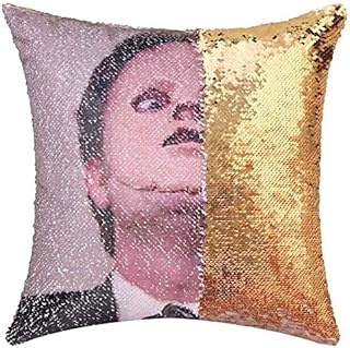 dwight schrute sequin pillow amazon