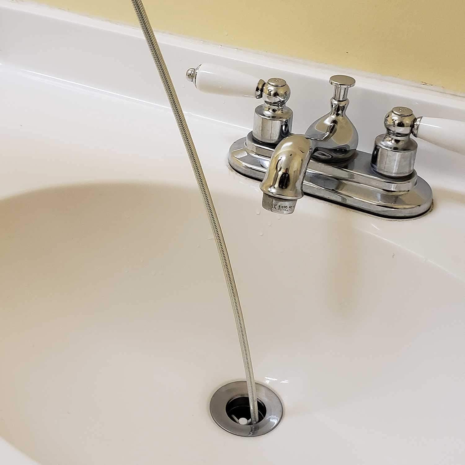 Handson Tochststrip Aluminium 93 Cm Met Flexibele Borstel Wit