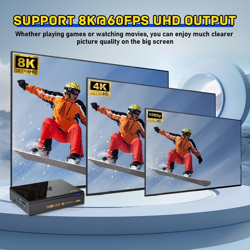 Miniatura 3 de Kinhank Super Console X5 PRO with 16000+ Games, Retro Game Console with Rockchip RK3588S Processor, 8K UHD TV Output, Bluetooth 5.0, Dual Wireless