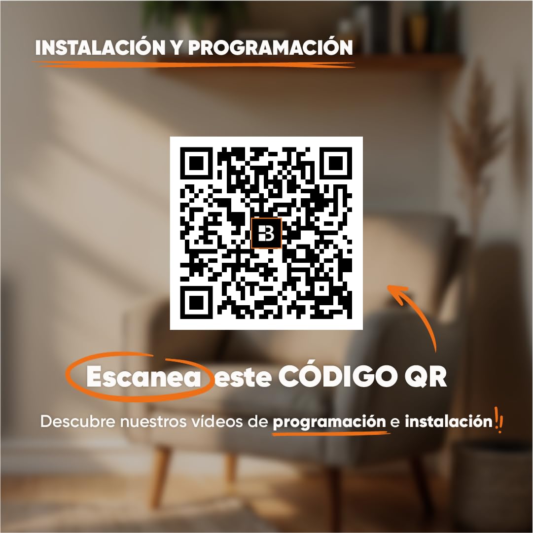 BESTHERM - Radiador eléctrico fijo conectado WIFI con inercia seca cerámica 1000 W Bestherm ILLO CONNECT horizontal blanco